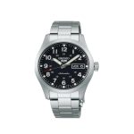 Seiko 5 gents sports style black dial watch SRPJ8K1