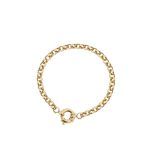 9ct Yellow Gold Anchor bracelet