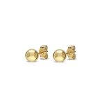 9ct Yellow gold 2mm round ball stud earrings