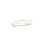 Silver Baby Curved Brooch