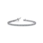 9ct White Gold 3.00ct Diamond Tennis Bracelet