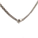 18ct White Gold Fope Necklace
