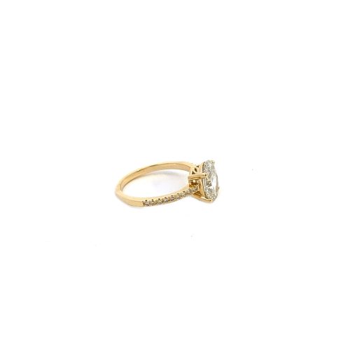 9ct Yellow Gold 2.00ct Lab Grown Diamond Ring - Image 3