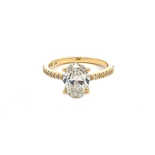 9ct Yellow Gold 2.00ct Lab Grown Diamond Ring