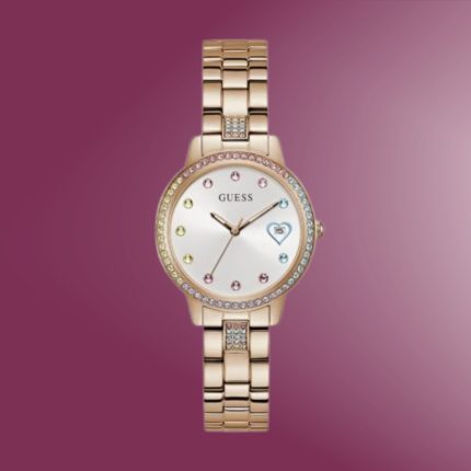 Guess Ladies Rose Gold Plated Watch GW0657L3