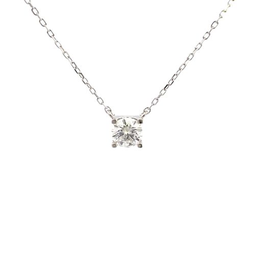 Silver Moissanite Necklace - Image 2